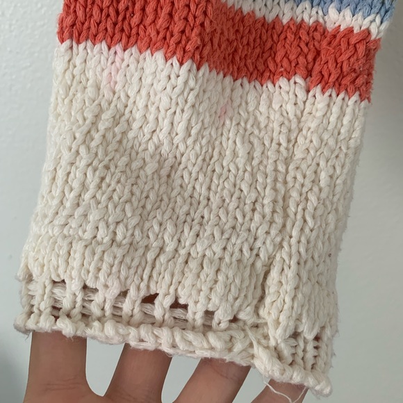 FOREVER 21 | Retro Striped Cropped Knit Sweater - Picture 5 of 7